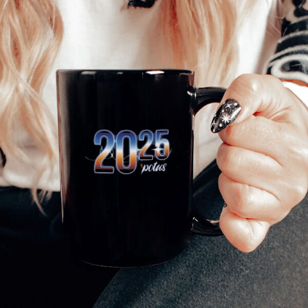 Cool 80's Retro 2025 POTUS Trump MAGA Mug