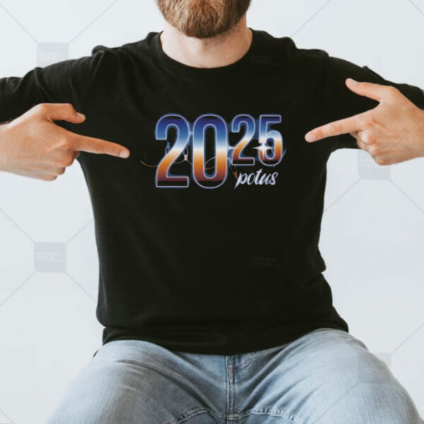 Cool 80's Retro 2025 POTUS Trump MAGA Shirt