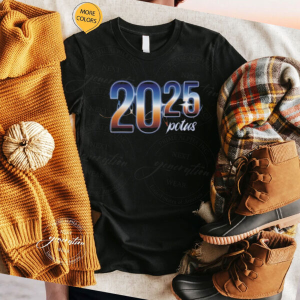 Cool 80's Retro 2025 POTUS Trump MAGA Shirt