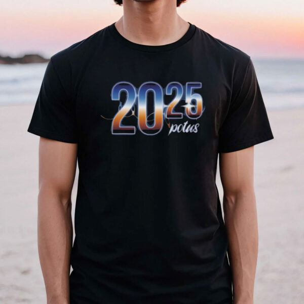 Cool 80's Retro 2025 POTUS Trump MAGA Shirt