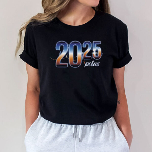 Cool 80's Retro 2025 POTUS Trump MAGA Shirt