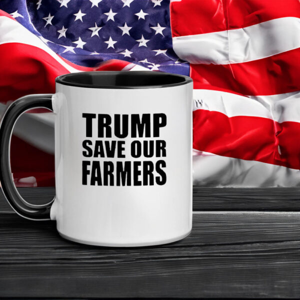 Funny Trump Save Our Farmers 2025 Mug