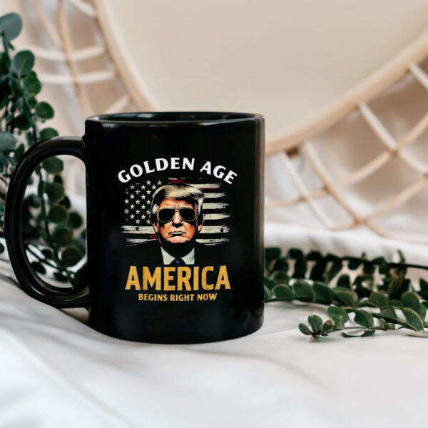 Golden Age of America Begins Right Now Trump Mug