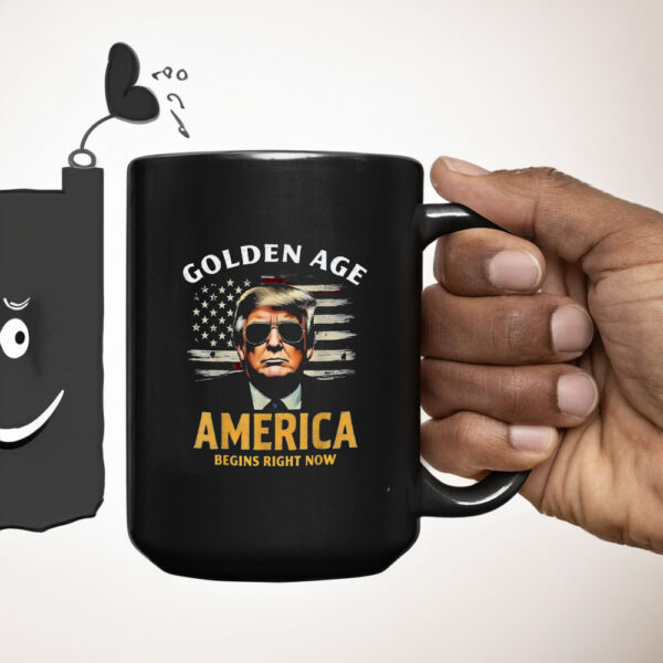 Golden Age of America Begins Right Now Trump Mug