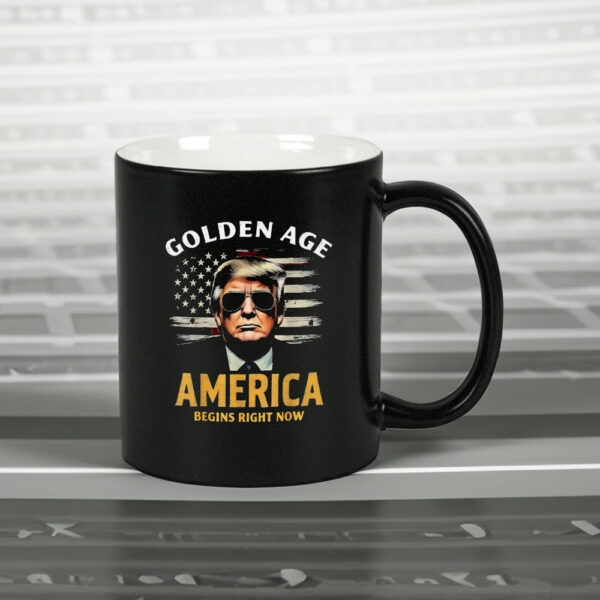 Golden Age of America Begins Right Now Trump Mug