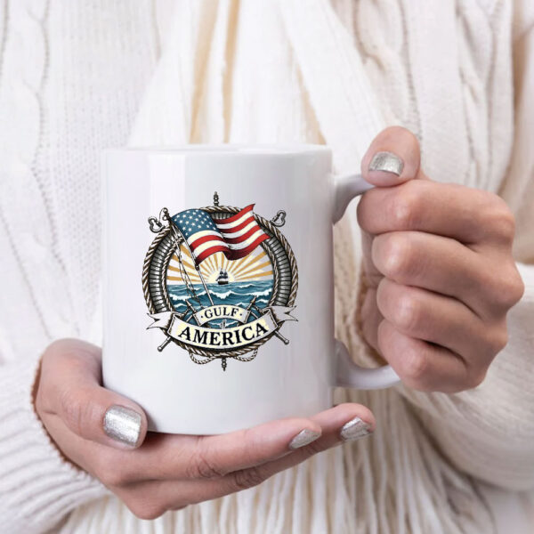 Gulf Of America America Trump President Mug