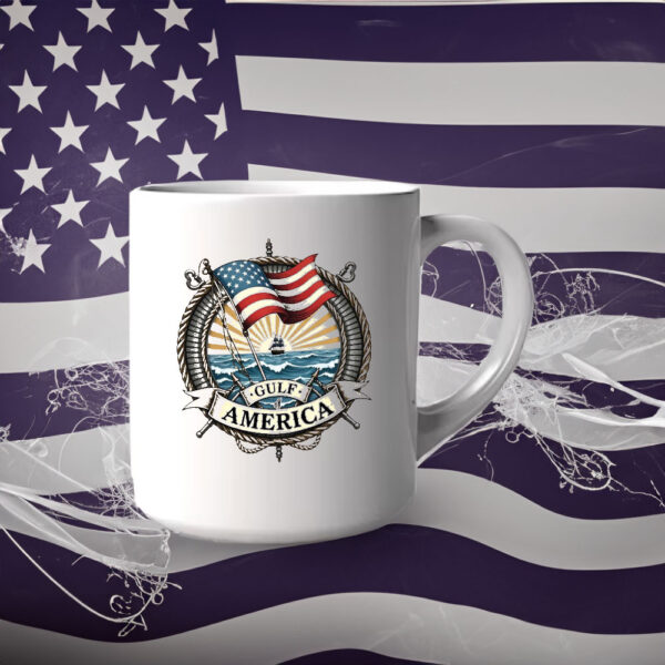 Gulf Of America America Trump President Mug