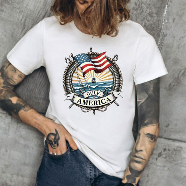 Gulf Of America America Trump President T-shirt