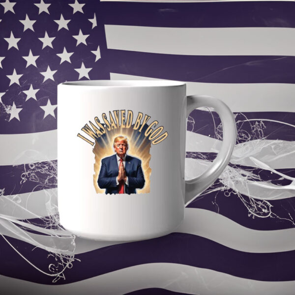 I War Saved By God Trump Mug