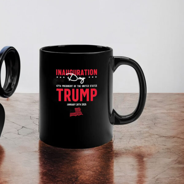 Inauguration Day Trump American Flag Mug