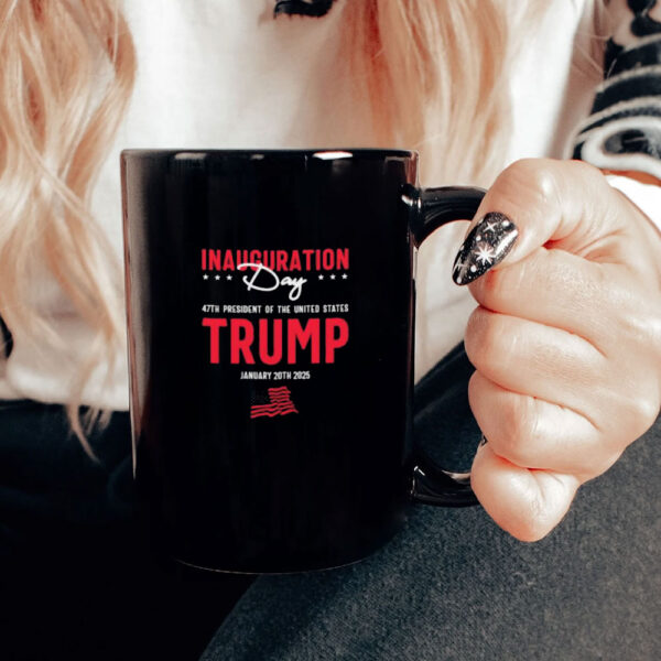 Inauguration Day Trump American Flag Mug