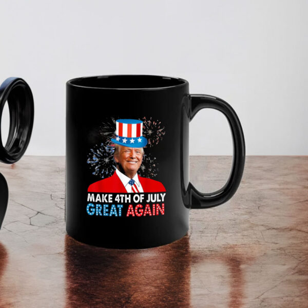 Make 4th Of July Great Again American Patriotic Donald Trump Mug