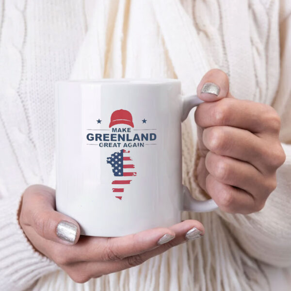 Make Greenland Great Again American Flag Trump Mug