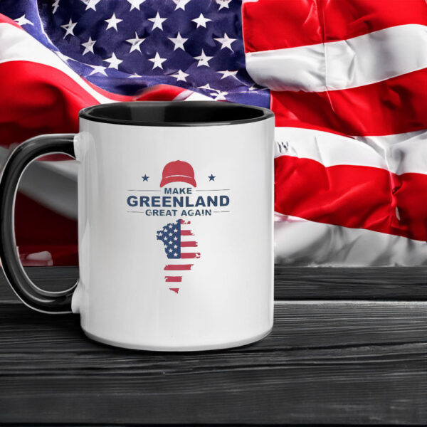 Make Greenland Great Again American Flag Trump Mug