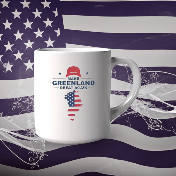 Make Greenland Great Again American Flag Trump Mug