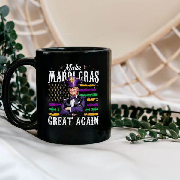 Make Mardi Gras Great Again Funny Trump Mardi Gras Mug