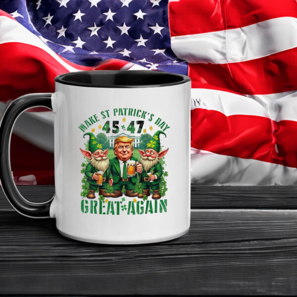 Make St Patricks Day Great Again Funny Trump Gnomies Mug