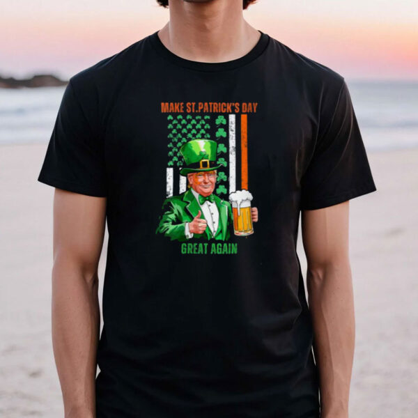 Make St Patricks Day Great Again Funny Trump T Shirt, St Patricks Day Shirt