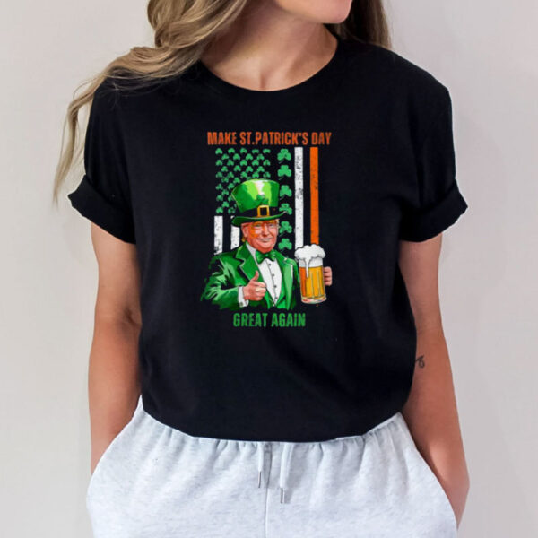 Make St Patricks Day Great Again Funny Trump T Shirt, St Patricks Day Shirt