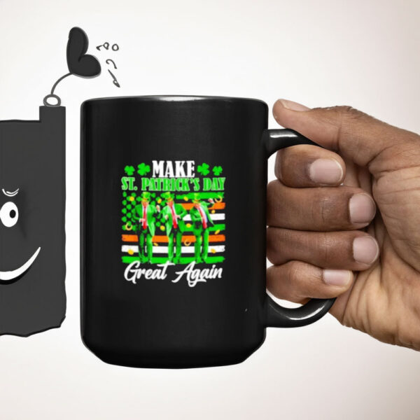 Make st patrick’s day great again Trump dancing Mug