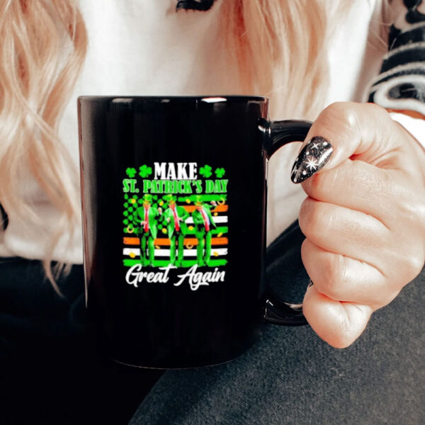 Make st patrick’s day great again Trump dancing Mug