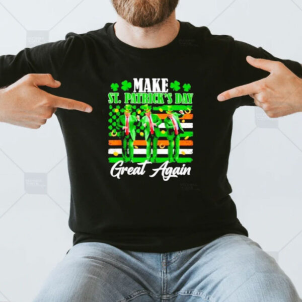 Make st patrick’s day great again Trump dancing shirt