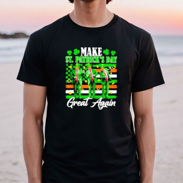 Make st patrick’s day great again Trump dancing shirt