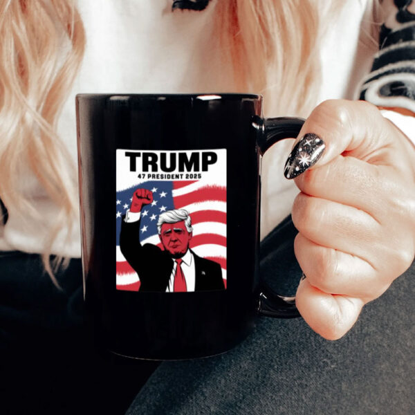 Official Donald Trump 47 USA President Mugs