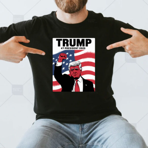 Official Donald Trump 47 USA President Shirts