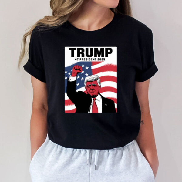 Official Donald Trump 47 USA President Shirts