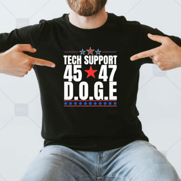 Tech Support Doge Doge 47 Trump T-Shirt