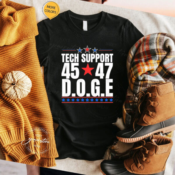 Tech Support Doge Doge 47 Trump T-Shirt