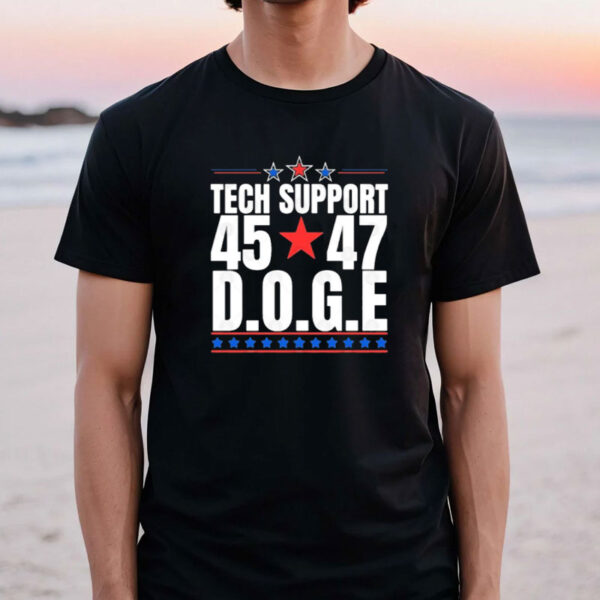 Tech Support Doge Doge 47 Trump T-Shirt