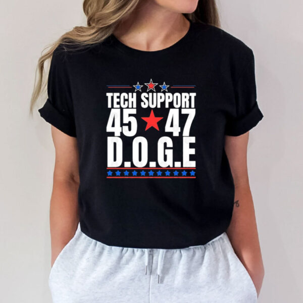 Tech Support Doge Doge 47 Trump T-Shirt