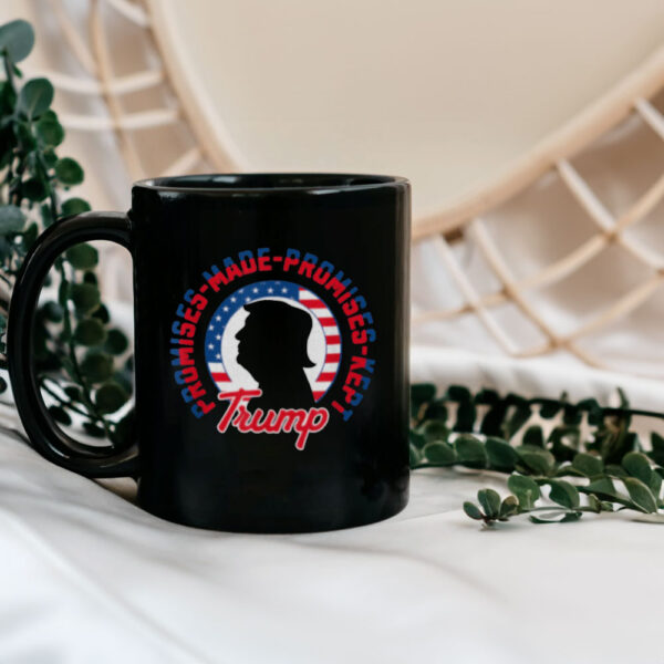 Trump 45 47 MAGA Promises Made Promises Kept Mug