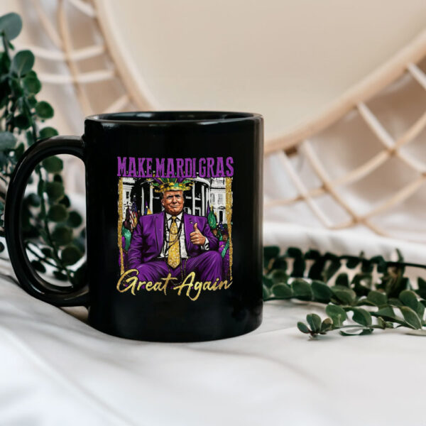 Trump Make Mardi Gras Great Again Funny Parade Costume Humor Mug