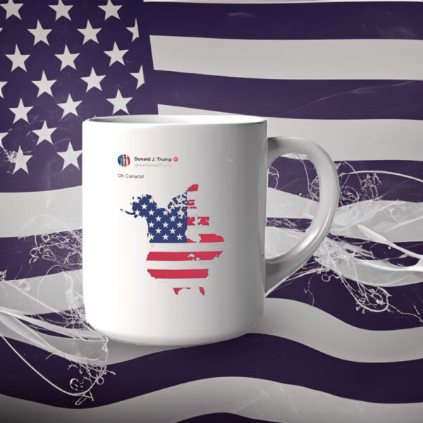 Trump Tweet Oh Canada America USA Mug