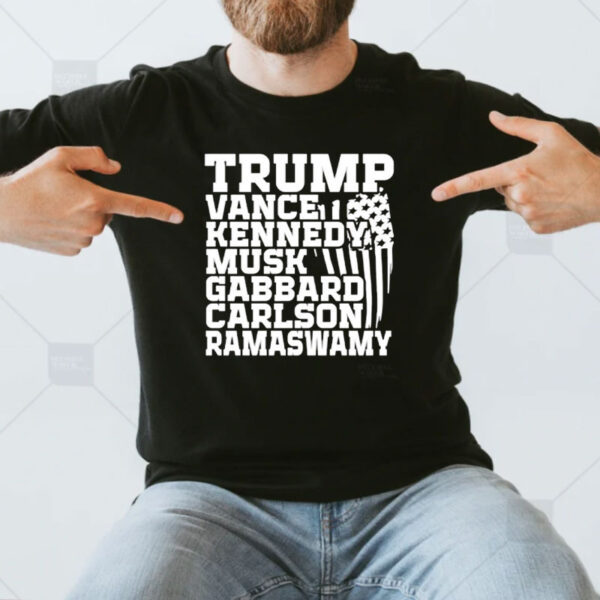 Trump Vance Kennedy Musk Gabbard Carlson Ramaswamy shirt