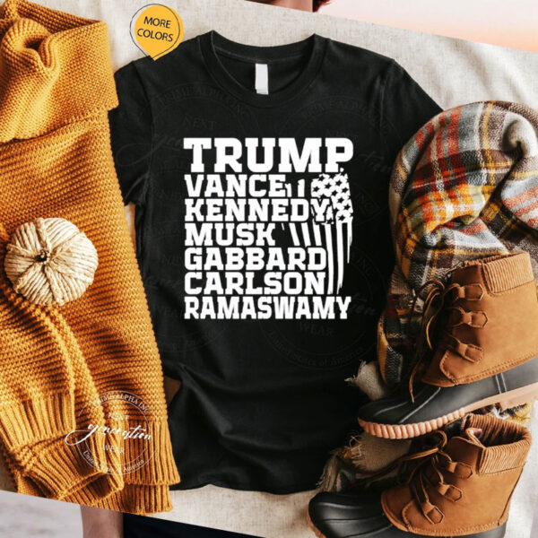 Trump Vance Kennedy Musk Gabbard Carlson Ramaswamy shirt