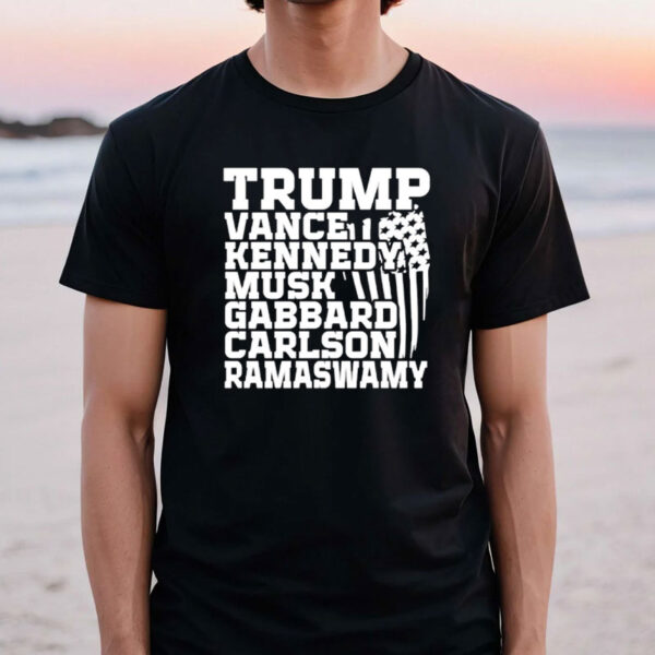 Trump Vance Kennedy Musk Gabbard Carlson Ramaswamy shirt