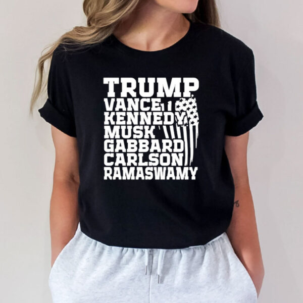 Trump Vance Kennedy Musk Gabbard Carlson Ramaswamy shirt