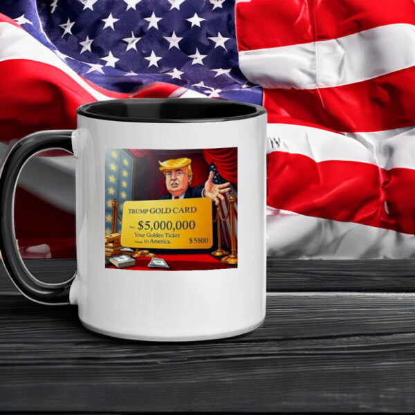 Trump gold card Mug