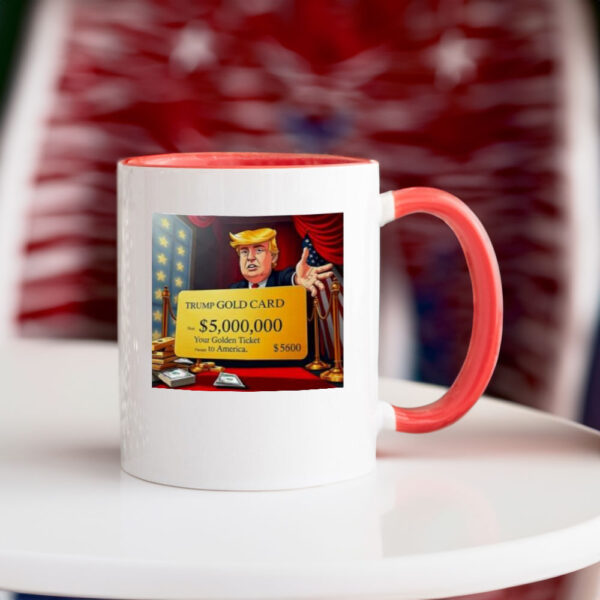 Trump gold card Mug