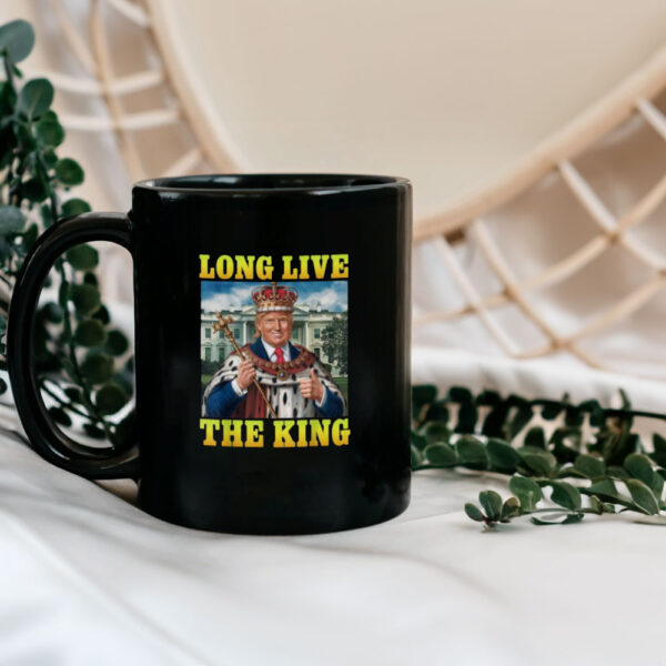 Long Live The King Trump Mug, Vintage USA Patriotic Mug