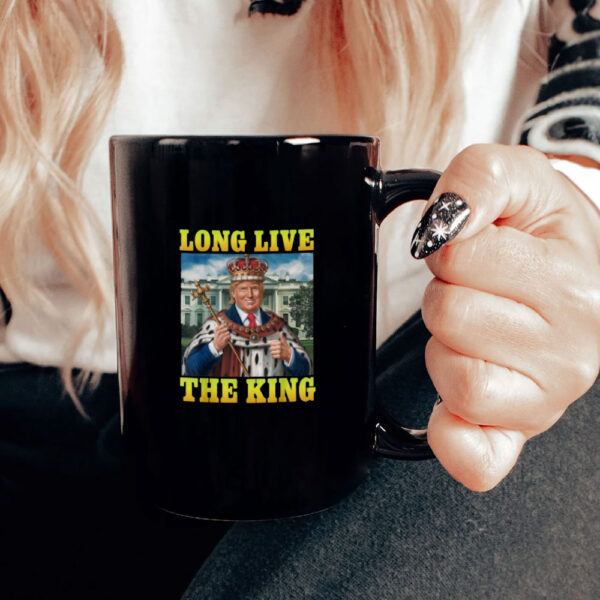 Long Live The King Trump Mug, Vintage USA Patriotic Mug