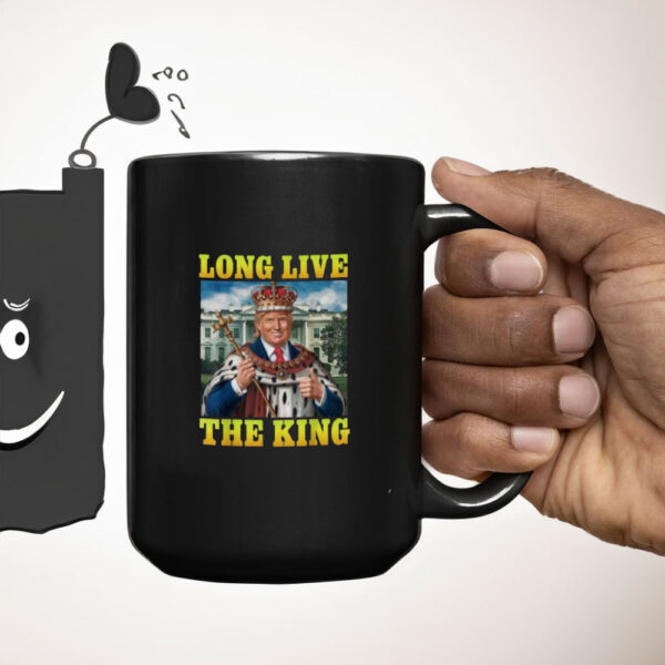 Long Live The King Trump Mug, Vintage USA Patriotic Mug