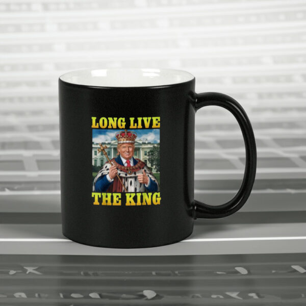 Long Live The King Trump Mug, Vintage USA Patriotic Mug