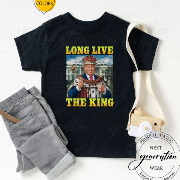 Long Live The King Trump T-Shirt, Vintage USA Patriotic Shirt