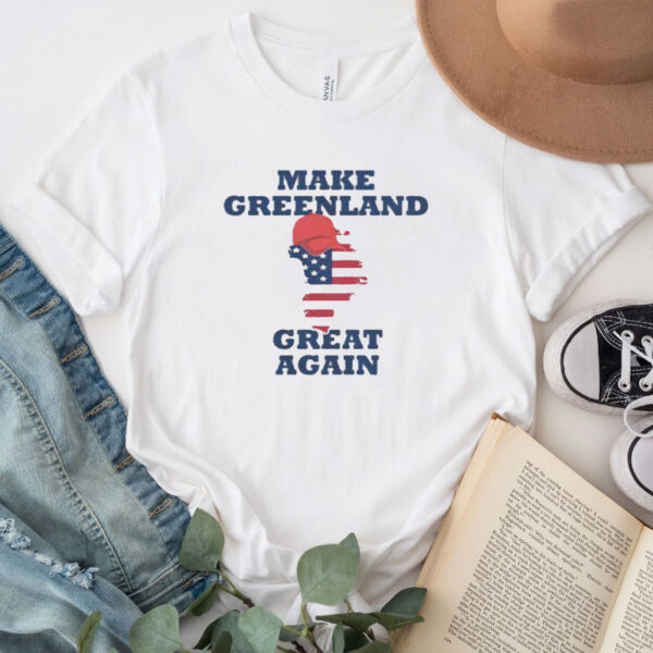 Nice Make Greenland Great Again American Flag T-Shirt