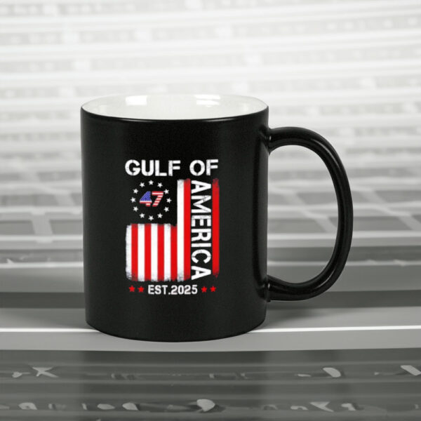 Trump Gulf of America 47 Est 2025 Mug, Gulf of America Mug